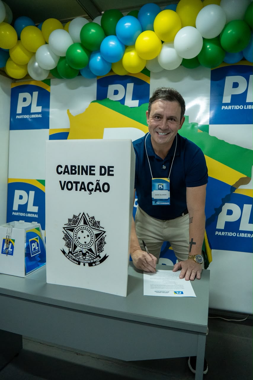 André Salineiro tem candidatura a deputado estadual homologada pelo PL em convenção realizada em Campo Grande